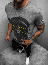 Vīriešu T-krekls grafīta OZONEE JS/SS10931Z