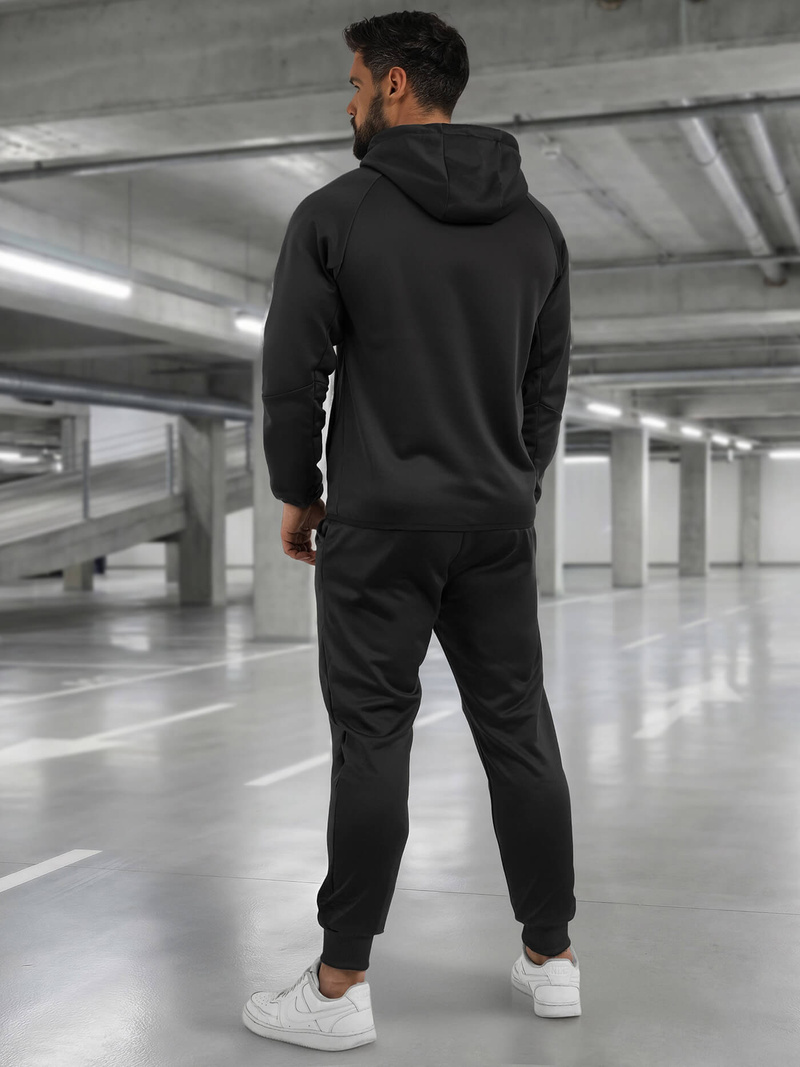 Vīriešu treniņtērps melns OZONEE JS/8C1966/3