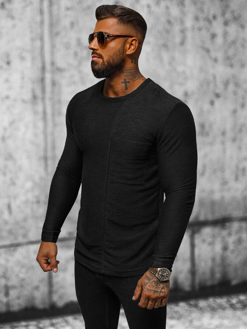 Vīriešu jaka melna OZONEE O/20375Z