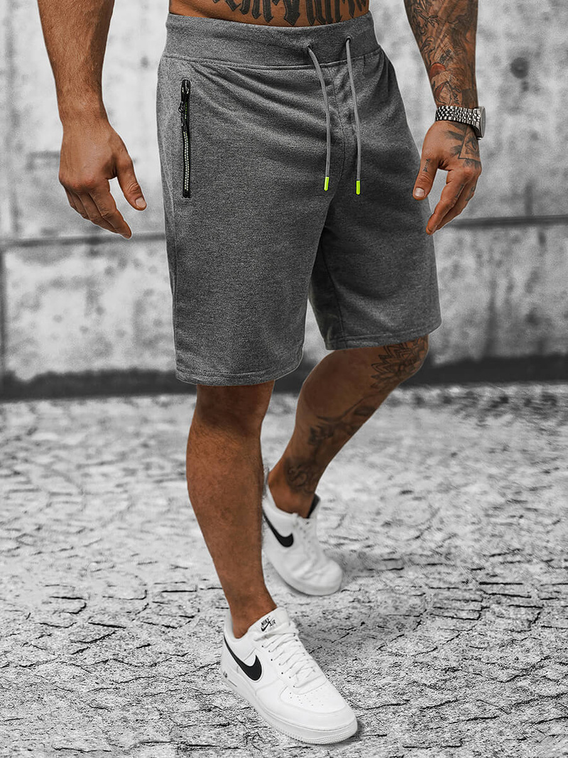 Vīriešu sporta šorti grafīta OZONEE JS/8K292