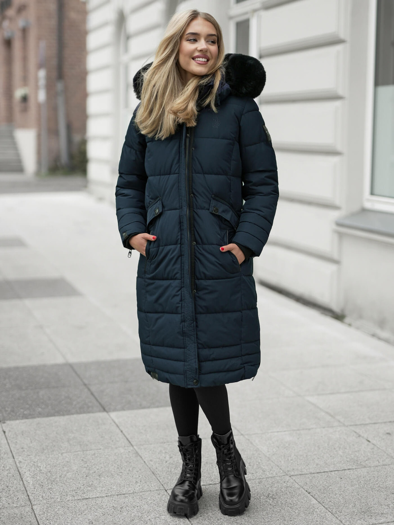 Sieviešu jaka tumši zila OZONEE O/W377