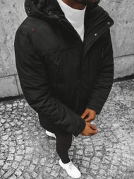 Vīriešu virsjaka melna OZONEE JS/M717/392