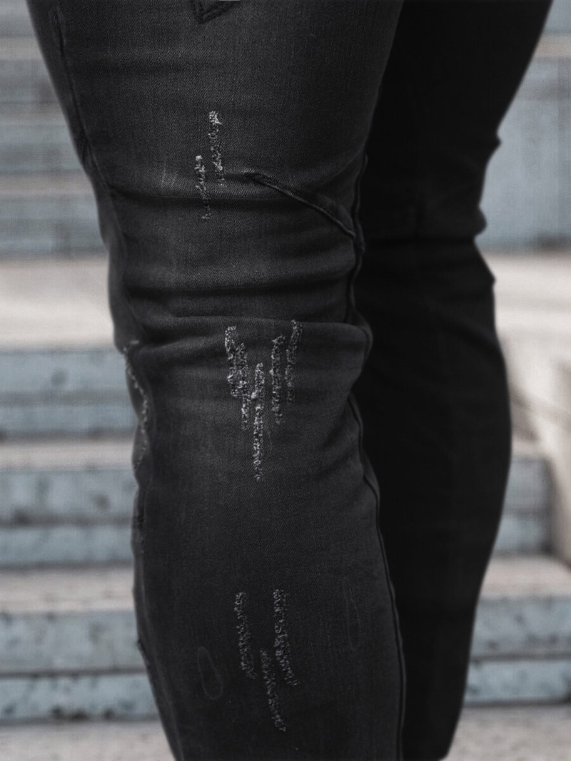 Vīriešu džinsi melni OZONEE NB/MP0025NZ