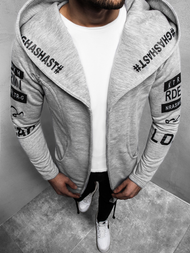 Vīriešu jaka pelēka OZONEE A/11110Z