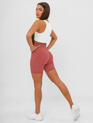 Īsi burgundija sieviešu legingi OZONEE JS/XY24026S