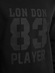 Vīriešu džemperis melns OZONEE JS/8B1976/3