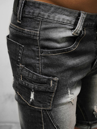 Vīriešu šorti melni OZONEE NB/MP0040N