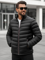 Vīriešu pārejas virsjaka melna OZONEE JS/SM71Z