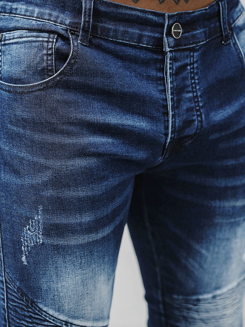 Vīriešu džinsi debesu zili OZONEE NB/MP0028BZ