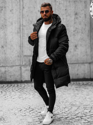 Vīriešu virsjaka melna OZONEE O/M799