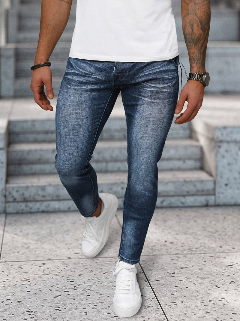 Vīriešu džinsi zili OZONEE NB/MP0091BS