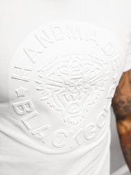 Vīriešu t-krekls balts OZONEE NB/MT3056Z