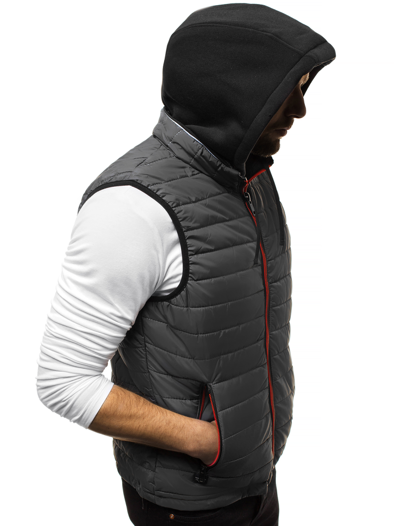 Vīriešu veste grafīta OZONEE N/6102