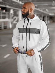 Vīriešu Treniņtērps Balts OZONEE JS/8C8115/1Z