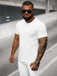 Vīriešu T-krekls balts OZONEE O/T1277/1