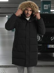 Vīriešu parka melna OZONEE JS/25M9803/392Z