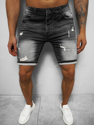 Vīriešu šorti melni OZONEE NB/MP0061N