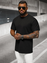 Vīriešu t-krekls melns OZONEE NB/MT3098