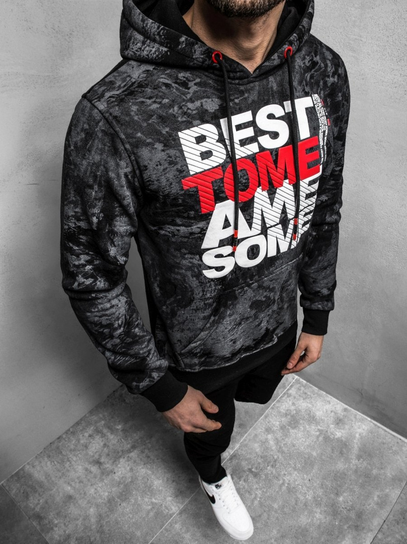 OZONEE JS/DD269Z Vīriešu jaka melna