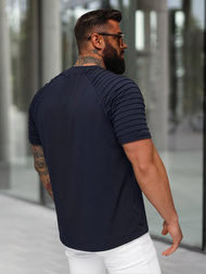 Vīriešu t-krekls tumši zils OZONEE JS/8T88/25Z