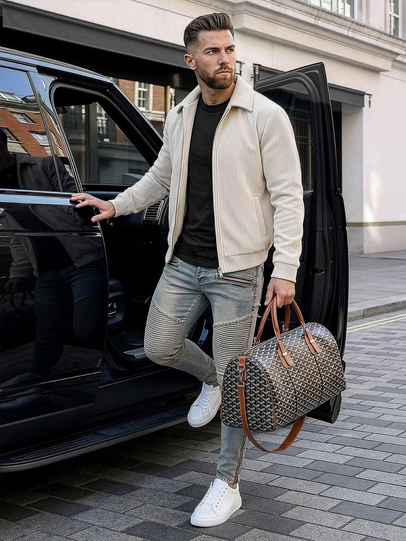 Vīriešu džinsi debesu zili OZONEE O/EM8886Z