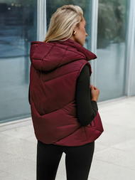 Sieviešu veste bordosarkans OZONEE JS/16M9291/06