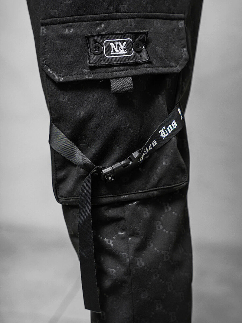 Vīriešu sporta bikses melnas OZONEE O/PS6021