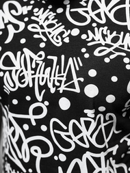 Vīriešu T-krekls Melns OZONEE JS/8T1216/3