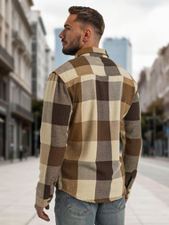 Vīriešu krekls camel OZONEE NB/MC728K