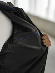 Vīriešu virsjaka tumši zila OZONEE JS/8M986/215Z