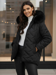 Sieviešu jaka melna OZONEE JS/16M9296/392Z