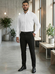 Vīriešu krekls balts OZONEE V/V180Z