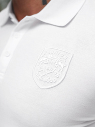 Vīriešu polo krekls balts OZONEE NB/MT3142