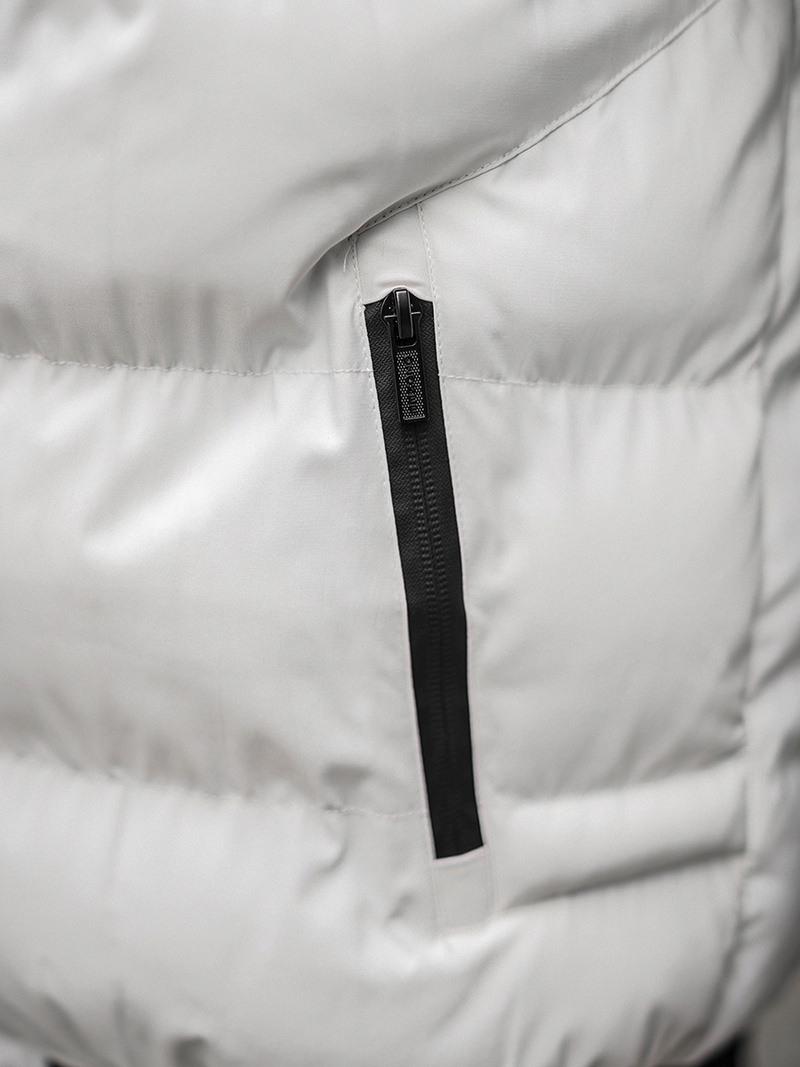 Vīriešu ziemas jaka balta OZONEE O/M798