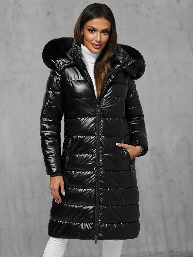 Sieviešu jaka melna OZONEE JS/16M9127/392