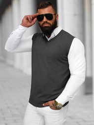 Vīriešu svīteris grafīta OZONEE NB/MM6005/3Z