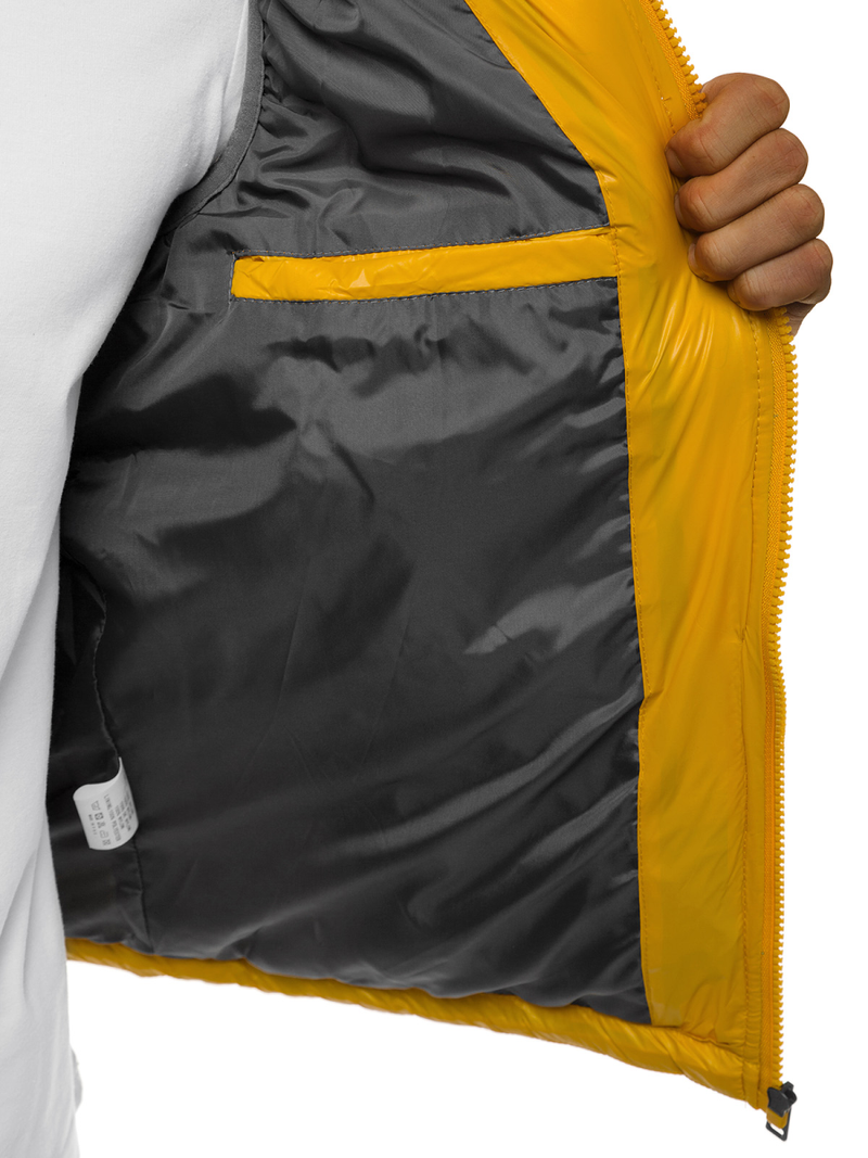 Vīriešu veste dzeltena OZONEE N/6105Z