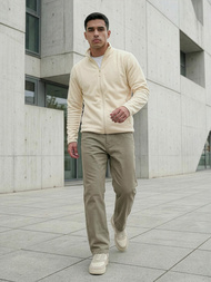 Vīriešu džemperis ecru OZONEE JS/HH016/1