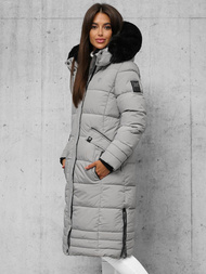 Sieviešu jaka pelēka OZONEE O/W377