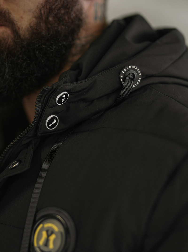 Vīriešu jaka melna OZONEE JS/57M7503/392Z