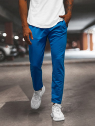 Vīriešu sporta bikses debesu zili B/18203022Z