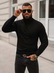 Vīriešu svīteris melni OZONEE O/GM301