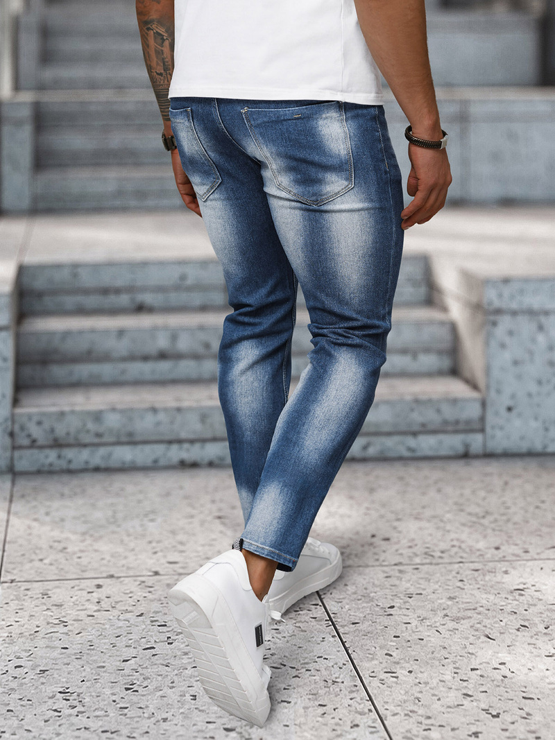 Vīriešu džinsi debesu zili OZONEE NB/MP0199BC