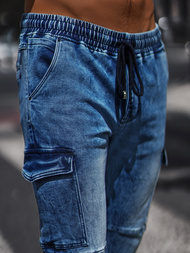 Vīriešu jogger bikses debesu zili OZONEE NB/MP0058B