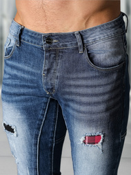 Vīriešu džinsi debesu zili OZONEE NB/MP0050BZ