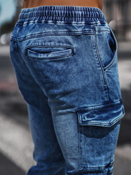 Vīriešu jogger bikses debesu zili OZONEE NB/MP0058B