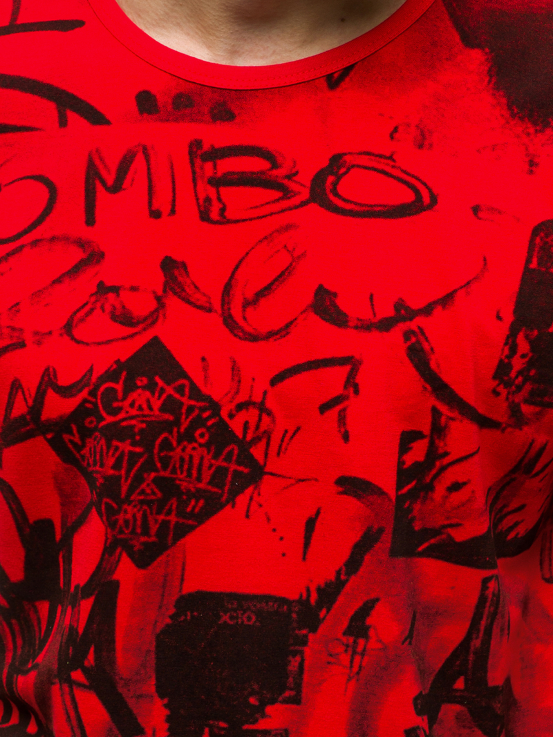 Vīriešu T-krekls sarkani OZONEE JS/KS1987