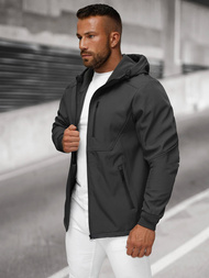 Vīriešu softshell jaka grafīta OZONEE JS/27B6529/5