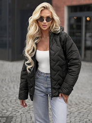 Sieviešu jaka melna OZONEE JS/16M9300/392Z