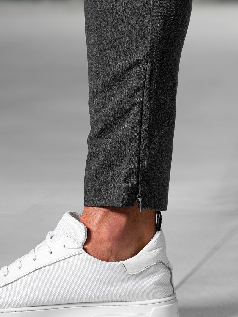 Vīriešu chino bikses grafīta OZONEE DJ/3300Z